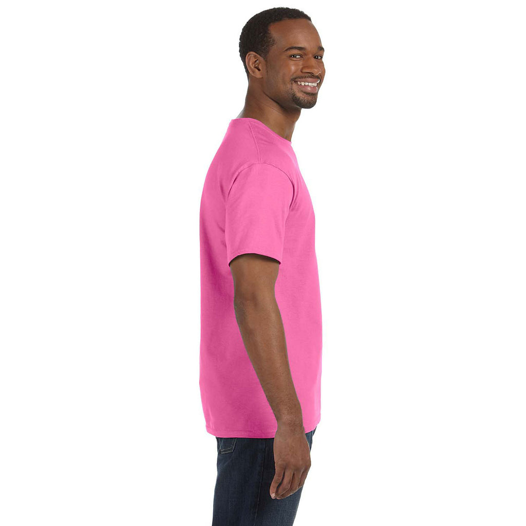 Hanes Unisex Pink Authentic T-Shirt