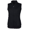 Charles River Women's Black Ashby Mixed Media Vest