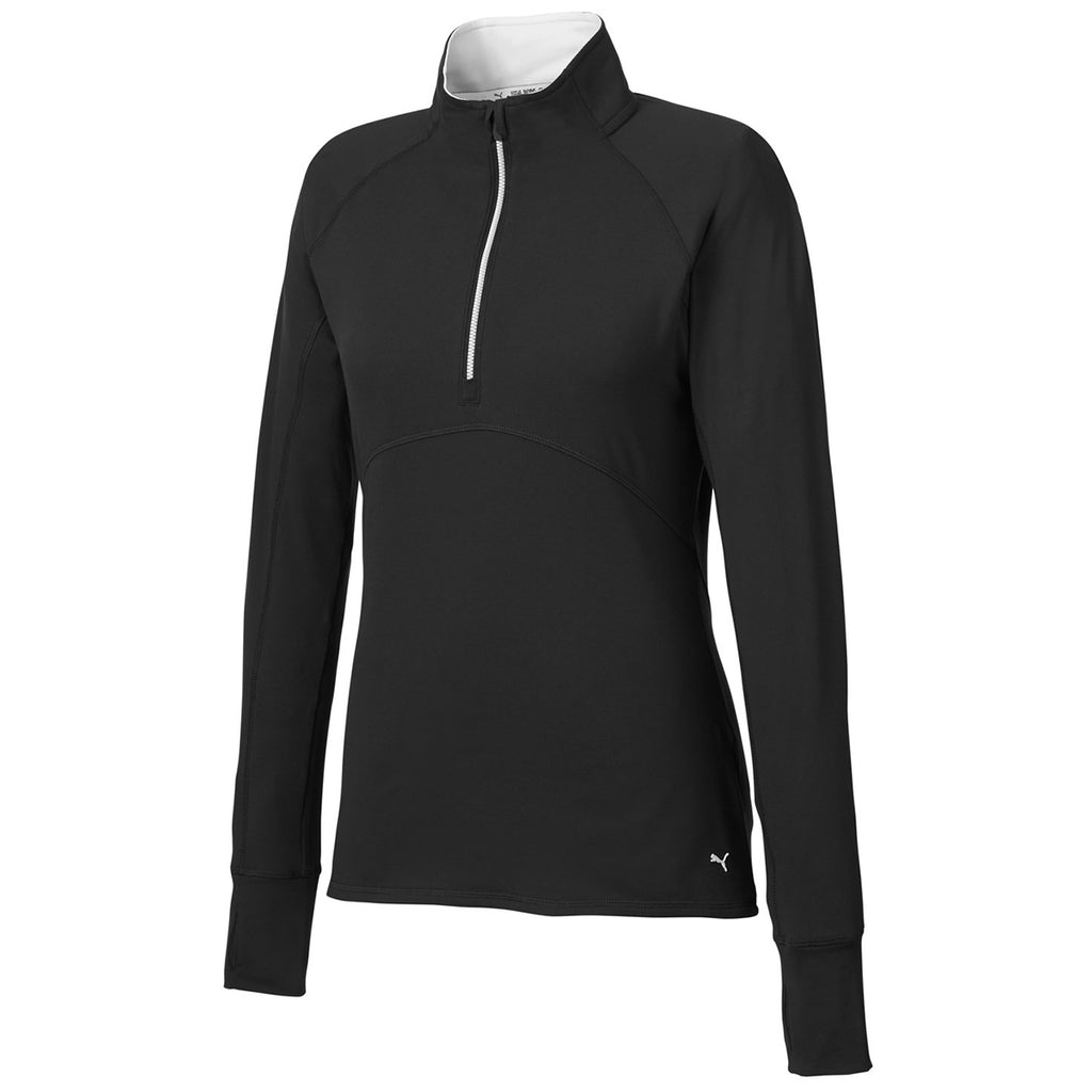 Puma Golf Women's Puma Black Gamer Golf 1/4 Zip