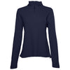 Charles River Women's Navy Waffle Quarter Zip Pullover