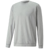 Puma Golf Men's High Rise Heather Cloudspun Grey Label Crewneck Sweater