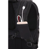 Swissgear Black/Red Heather USB Scansmart Laptop Backpack