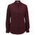 Edwards Women's Burgundy Batiste Banded Collar Shirt