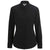 Edwards Women's Black Stand-Up Collar Shirt