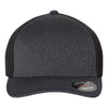 Flexfit Dark Grey/Black Unipanel Trucker Cap