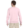 Jerzees Men's Classic Pink 8 Oz. Nublend Fleece Crew