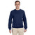 Jerzees Men's J Navy 8 Oz. Nublend Fleece Crew