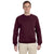 Jerzees Men's Maroon 8 Oz. Nublend Fleece Crew