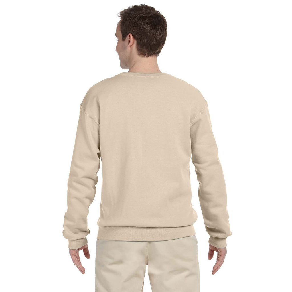 Jerzees Men's Sandstone 8 Oz. Nublend Fleece Crew