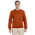 Jerzees Men's Texas Orange 8 Oz. Nublend Fleece Crew