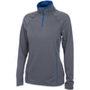 Charles River Women's Grey/Royal Fusion Pullover