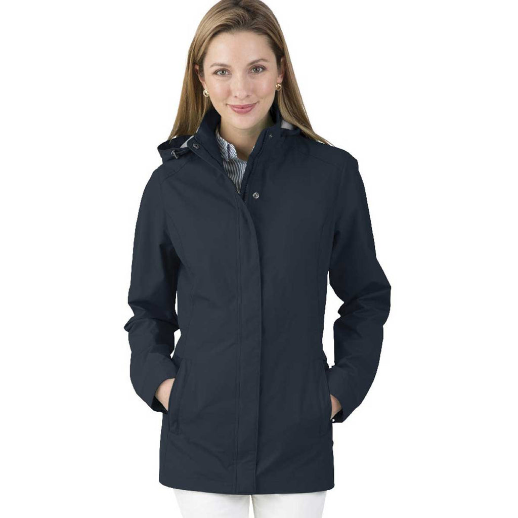 Charles River Women's Graphite Navy Logan Jacket