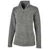 Charles River Women's Light Grey Heather Freeport Microfleece Pullover