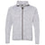 Burnside Women's Heather Grey Sweater Knit Jacket