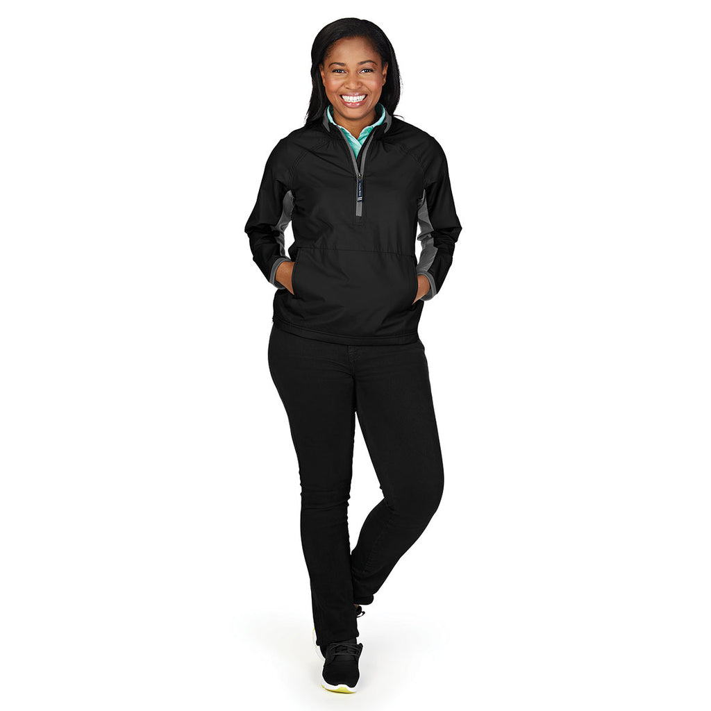 Charles River Women's Black/Grey Bunker Windshirt