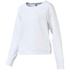 Puma Golf Women's Bright White Crew Neck Fleece