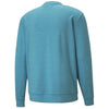 Puma Golf Men's Dusty Aqua Heather Cloudspun Golf Crewneck