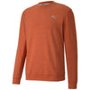 Puma Golf Men's Pureed Pumpkin Cloudspun Golf Crewneck