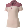 Puma Golf Women's Peachskin Colorblock Golf Polo