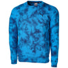 Puma Golf Men's Blue Tie Dye Haight Gol Crewneck