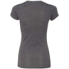 Next Level Women's Charcoal Poly/Cotton Short-Sleeve Tee