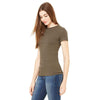 Bella + Canvas Women's Army Jersey Short-Sleeve T-Shirt