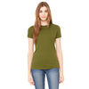 Bella + Canvas Women's Olive Jersey Short-Sleeve T-Shirt