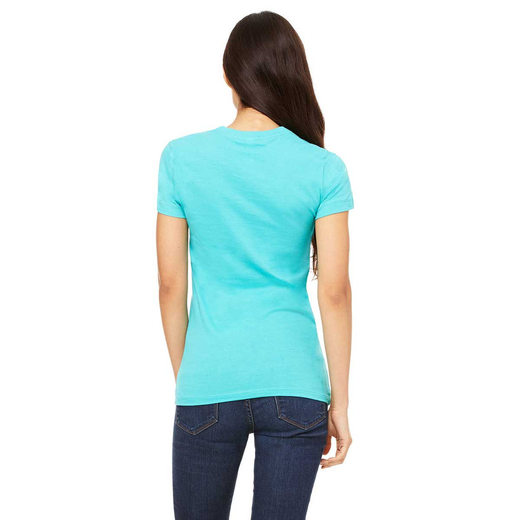 Bella + Canvas Women's Teal Jersey Short-Sleeve T-Shirt