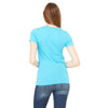 Bella + Canvas Women's Turquoise Jersey Short-Sleeve T-Shirt