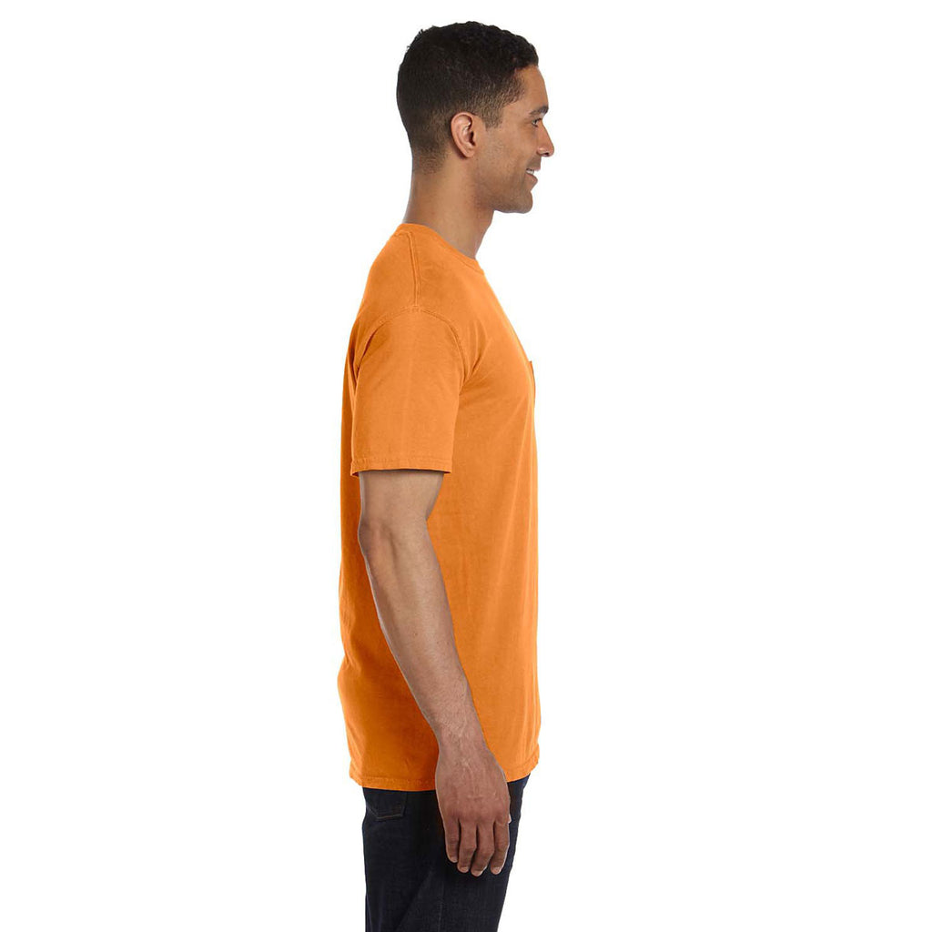 Comfort Colors Men's Burnt Orange 6.1 oz. Pocket T-Shirt