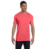 Comfort Colors Men's Neon Red Orange 6.1 oz. Pocket T-Shirt