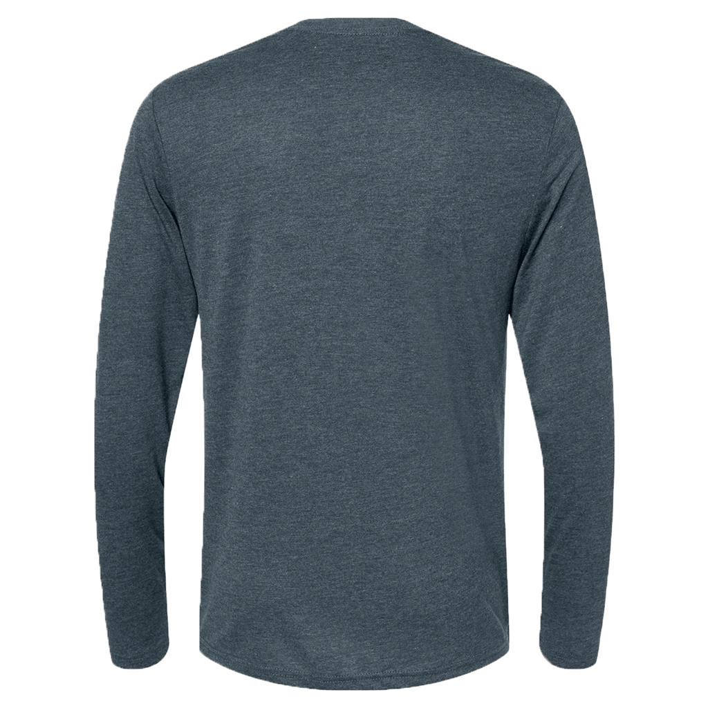 Next Level Men's Indigo Triblend Long-Sleeve Crew Tee