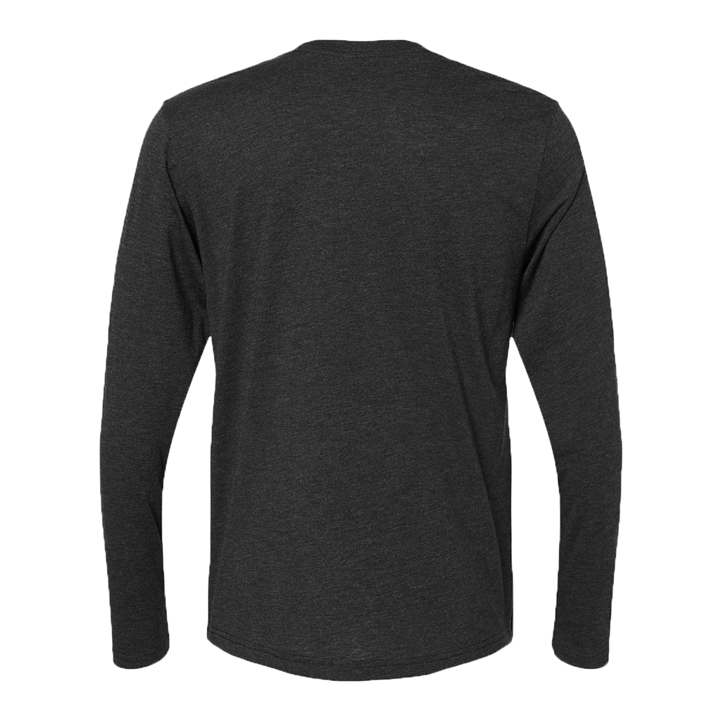 Next Level Men's Vintage Black Triblend Long-Sleeve Crew Tee