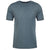 Next Level Men's Indigo Poly/Cotton Short-Sleeve Crew Tee