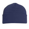 Pacific Headwear Navy Knit Fold Over Beanie