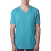 Next Level Men's Bondi Blue Premium CVC V-Neck Tee