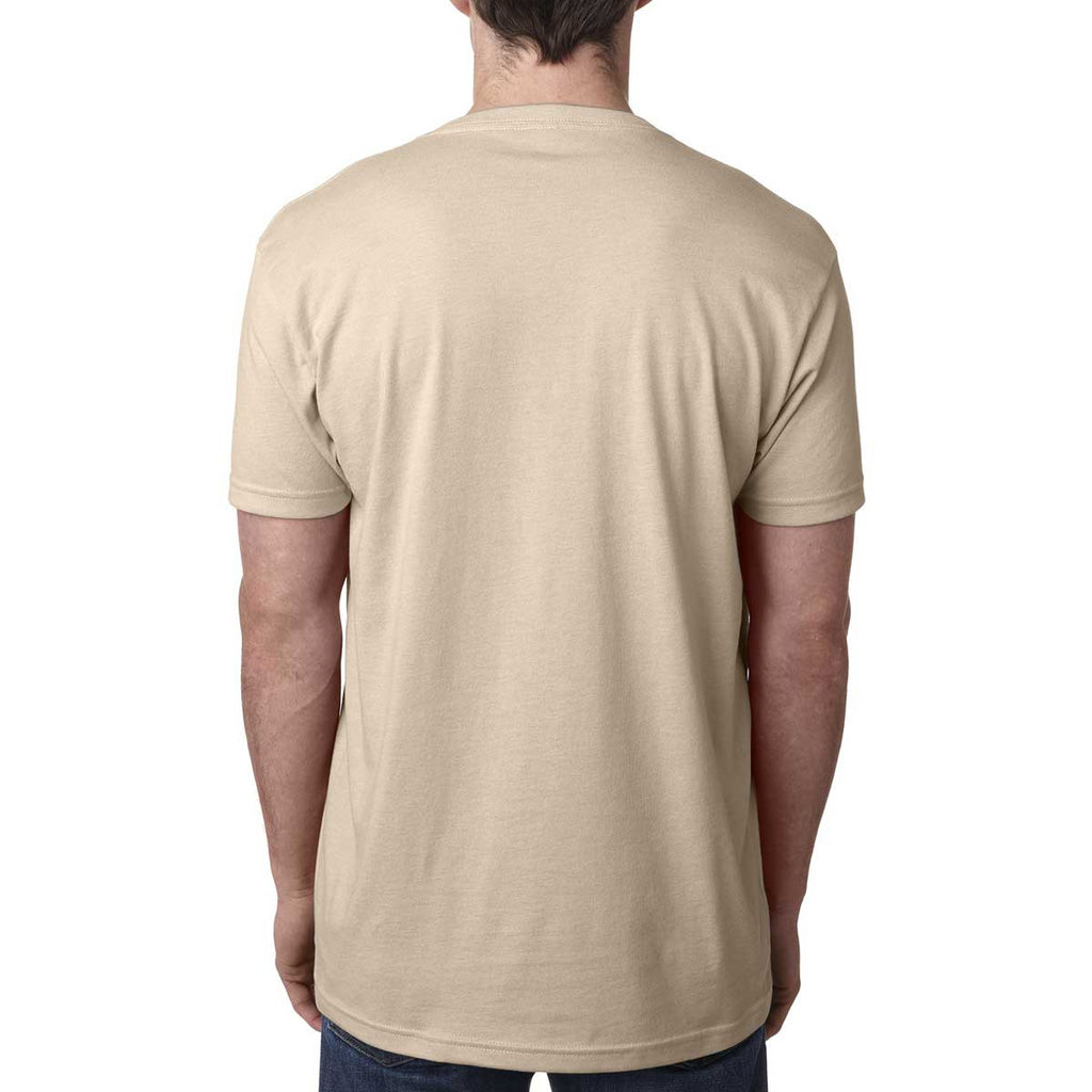 Next Level Men's Cream Premium CVC V-Neck Tee