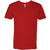 Next Level Men's Red Premium CVC V-Neck Tee