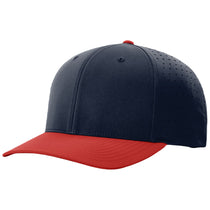 Richardson Navy/Red Combination Laser Perf R-Flex Adjustable Cap