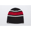 Pacific Headwear Black/Red/White Stock Beanie