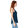 Next Level Women's Midnight Navy Gathered Racerback Tank