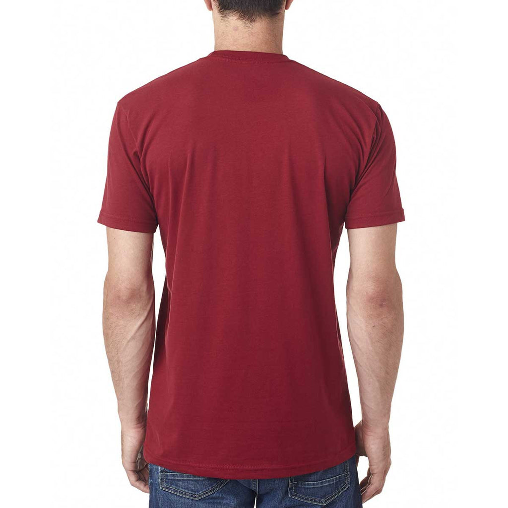 Next Level Men's Cardinal Premium Fitted Sueded Crew