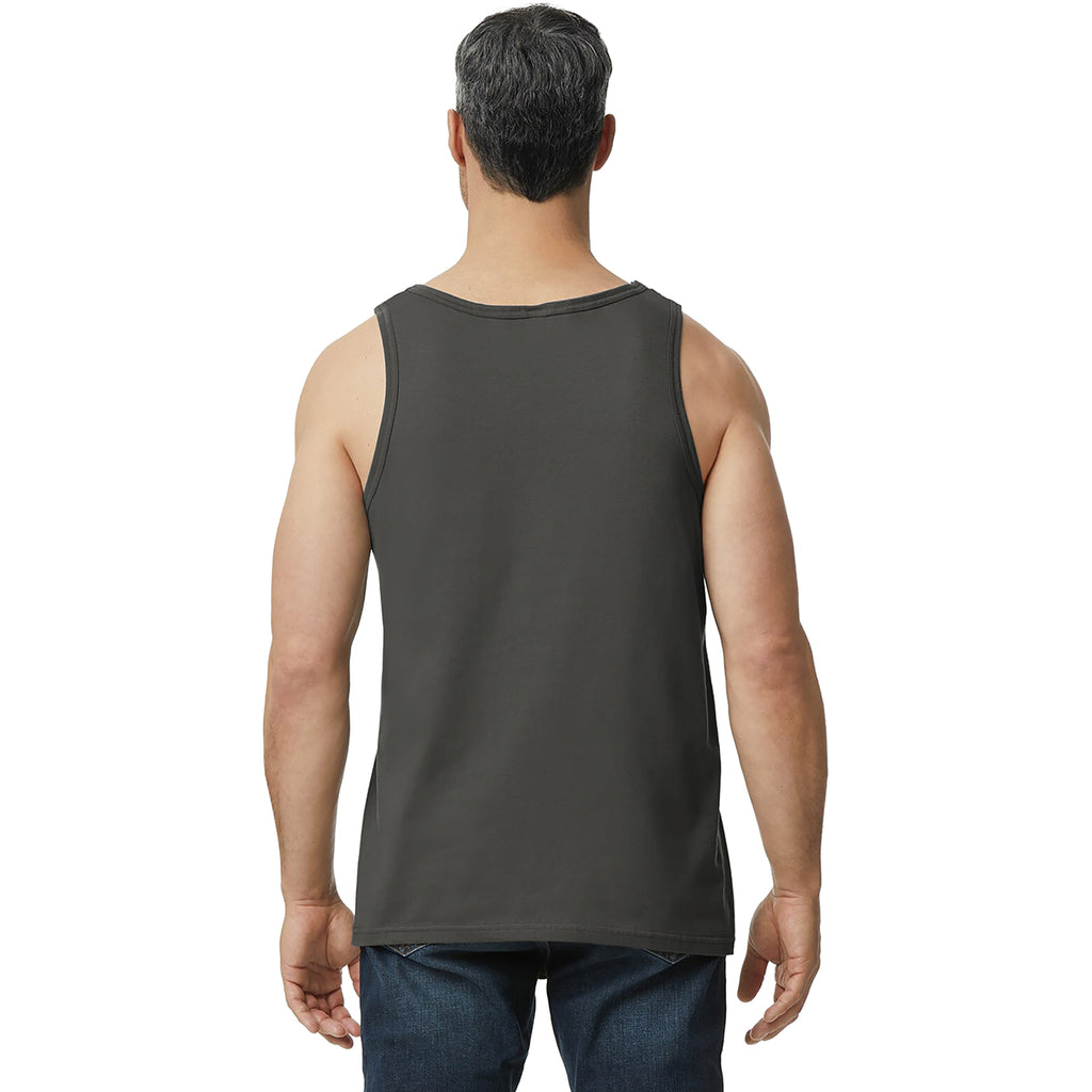 Gildan Men's Charcoal Softstyle Tank Top