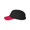 Valucap Black/Red Econ Cap