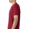 Next Level Men's Cardinal Premium Fitted Sueded V-Neck Tee