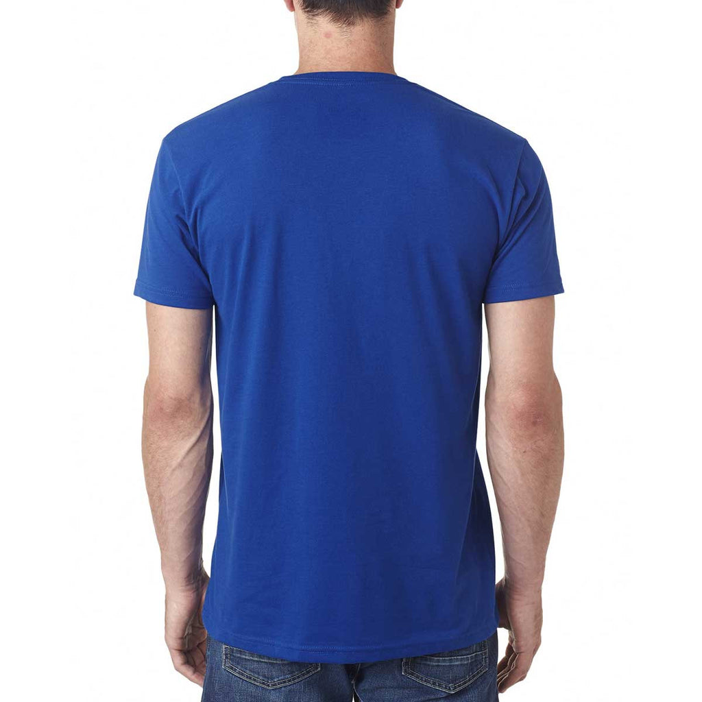 Next Level Men's Royal Premium Fitted Sueded V-Neck Tee