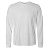 Russell Athletic Men's White Essential 60/40 Performance Long Sleeve T-Shirt