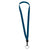 BIC Navy 1/2 Inch Lanyard with Key Ring