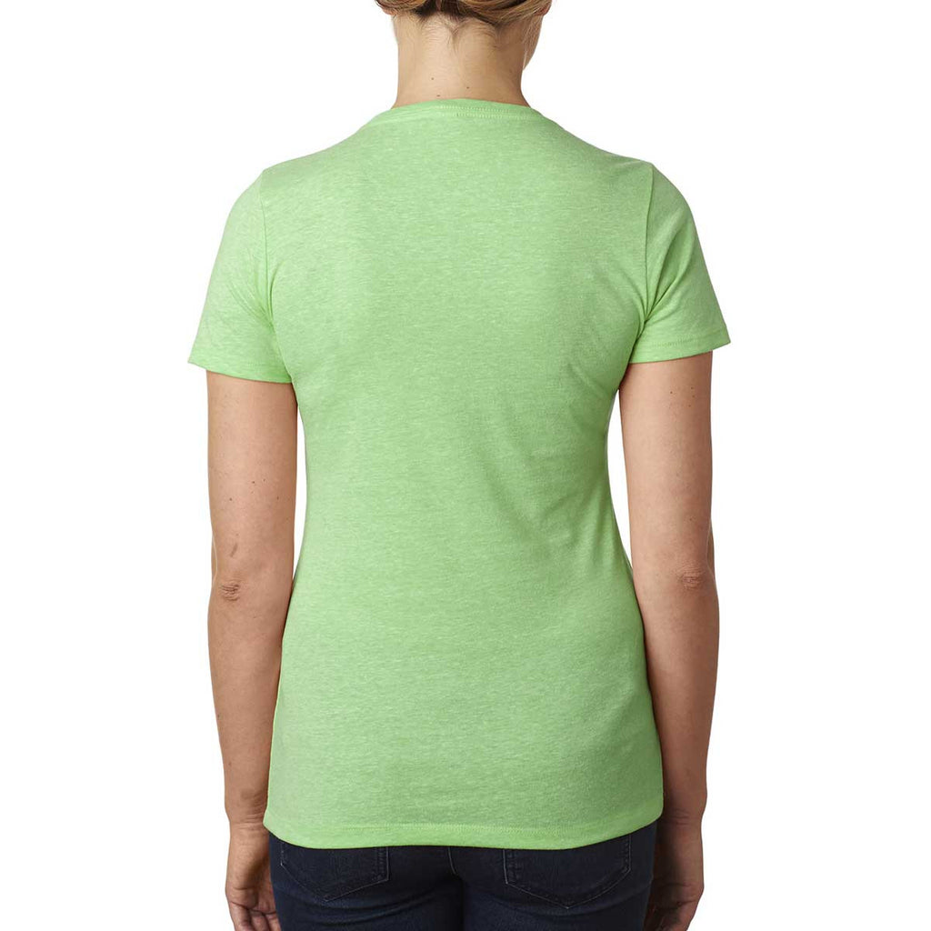 Next Level Women's Apple Green CVC Crew Tee