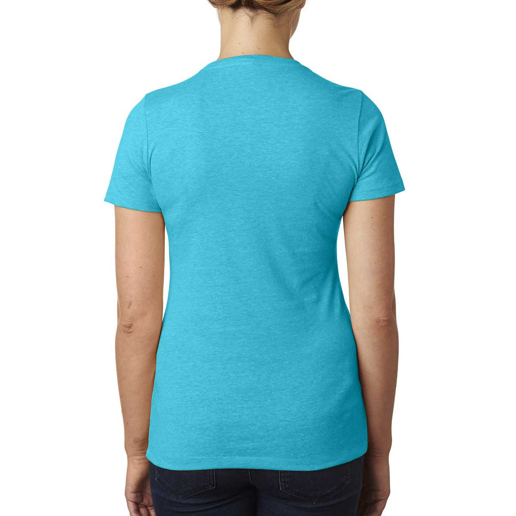 Next Level Women's Bondi Blue CVC Crew Tee